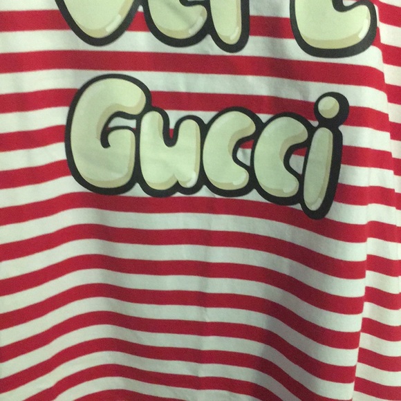 Gucci Top unisex new size medium oversized fits ladies large to x large. - Picture 2 of 9
